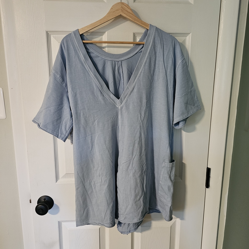 Free People Movement TEE ROMPER XS Steel - Picture 9 of 11
